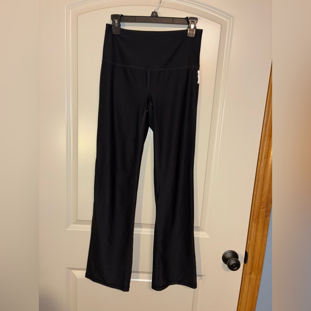 Reebok Black Flared Yoga Pants